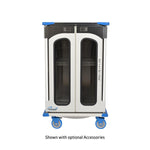Pedigo Revolution Surgical Case Cart with Medium Double Door and Biohazard Wheel - RCC-235-B - 1 Each