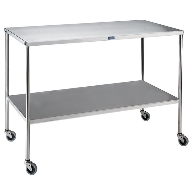 Pedigo Products Inc Pedigo Instrument Tables with Shelf - PEDSG90SS