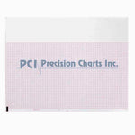 Precision Charts Inc Z-Fold Recording Chart Paper for Burdick Eclipse 850I ECGs - PEG007989Z