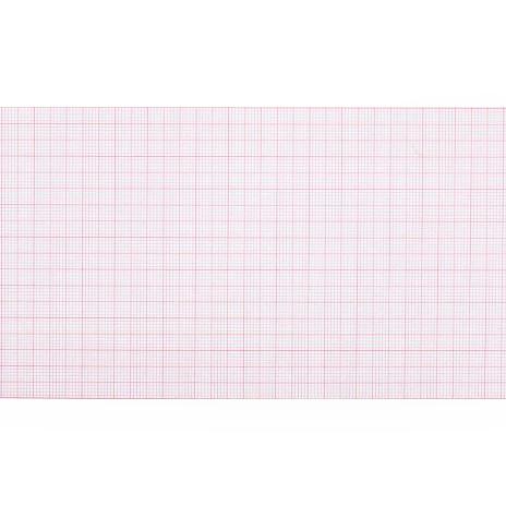 Precision Charts Z-Fold ECG Paper with Red Grid for AT-2 and AT-2+TX, 8.25" x 11", 150 Sheets / Pad - PEG2157017ACS