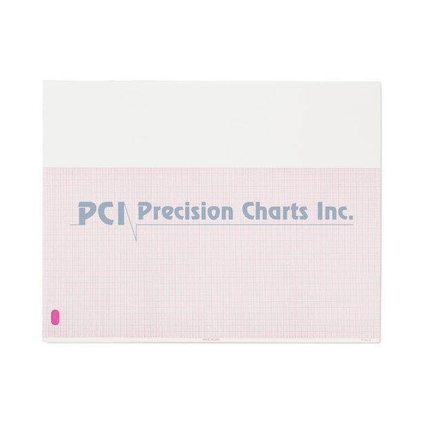 Precision Charts Inc Precision EKG Recording Paper M1707A - 10.0 Pack