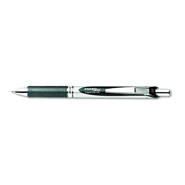 0.7 mm Medium Point EnerGel Rtx Retractable Liquid Gel Pens, Black - BL77-A - 1 Each