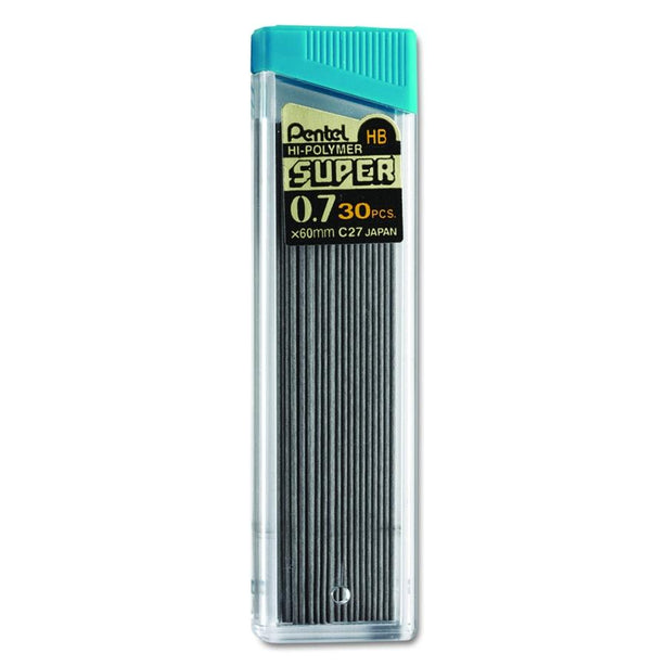 Super High-Polymer Lead Refills - C27-HB - 30 Each - MDL-PENC27HB