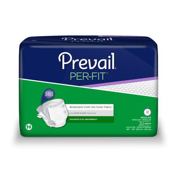 FIRST QUALITY PRODUCTS Prevail Per-Fit Adult Briefs PF-016/1 20 Each - MDL-PF0161Z