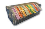 PDC Super ID Wristbands Plastic Dispenser for Tapes and Labels with 1" Cores, 9-7/8" x 3-3/8" - 500P - 1 Each