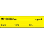 Pdc Healthcare Methohexital Yellow Labeling Tape AN-68 - - MDL-PFTAN68
