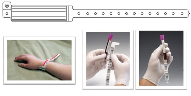 PDC and Wristbands Infrared Thermal Labels, 4" x 2" with 3" Core - DPS-MITR24C - 2800 Each