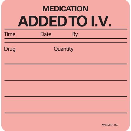 Pdc Healthcare PDC Healthcare Chart Labels MV05FR1365 - 400.0 Each
