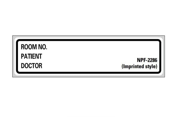 Pro-File Patient Chart Labels - NPF-2286-20 -  - MDL-PFTNPF228620