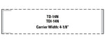 PDC Healthcare Direct Thermal Labels - TD-14N - 2 Roll - MDL-PFTTD14N