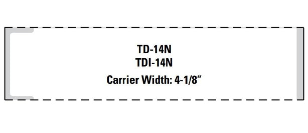 PDC Healthcare Direct Thermal Labels - TD-14N - 2 Roll - MDL-PFTTD14N