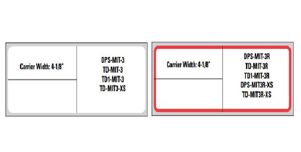 Meditech Labels - TD-MIT-3 - 1 Roll - MDL-PFTTDMIT3