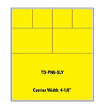 Thermal Label, Cerner Custom, Yellow, 4-1/2" x 4", Pdc - TD-PN6-SLY - 2 Each