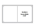 Cerner Direct Thermal Synthetic Label, Permanent, 3" Core, 2" x 1-1/8", White, 5000 per Roll, 6 Rolls/Box, Pdc - TD-PN7-S - 6 Each