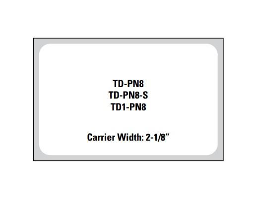 Thermal Label, Cerner Custom, White, 1-1/4" x 2", Pdc - TD-PN8 - 18000 Each