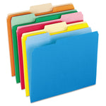 ESSELTE PENDAFLEX CORP 1/3 Cut Top Letter File Folder 15213ASST 100 Each - MDL-PFX15213ASST