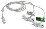 Progressive Medical Quadfurcated Sub-Q Infusion Set, 36", 24G - PGSQU360624G