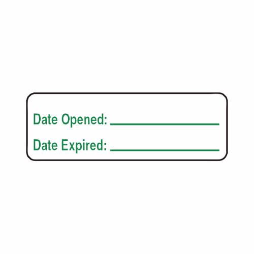 Date Received/Date Opened/Expiration Date - PHL3803 - 3 Roll - MDL-PHL3803