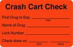 Centurion Crash Cart Check Labels - PHL563 - 1 Roll - MDL-PHL563
