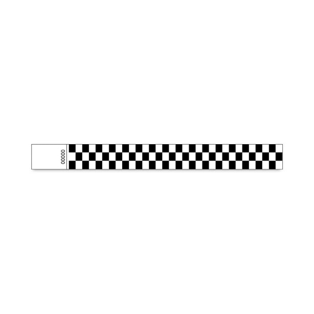 Tyvek Checkerboard ID Bands - PHPCHECKBRD - 1000 Each - MDL-PHPCHECKBRD