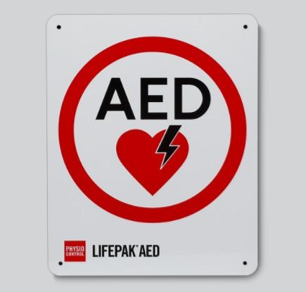 PHYSIO-CONTROL CORPO AED Wall Signs with Logo 11998-000333 1 Each - MDL-PHY998000333