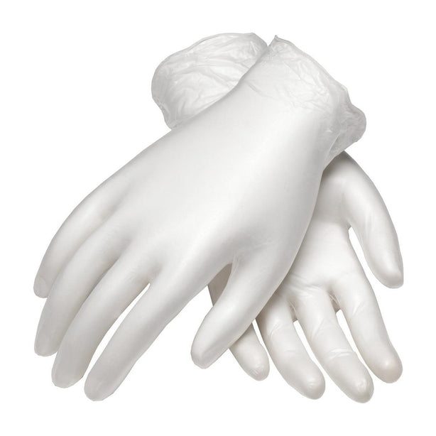 Vinyl Exam Glove, Powder-Free, 5 Mil, 9.5", Clear, Size M, Protective Disposable Cleanroom - 64-435PF/M - 1000 Each