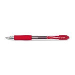 Pilot Of America Ink G2 Premium Retractable Gel Pen, Smoke Barrel, 0.5 mm, Red - PIL31004