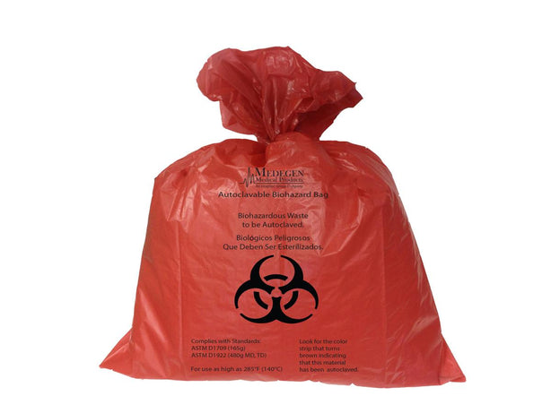 Inteplast Isolation Trash Liners, Red, 37" x 50", 1.20 Mil - G5001XR - 100 Each
