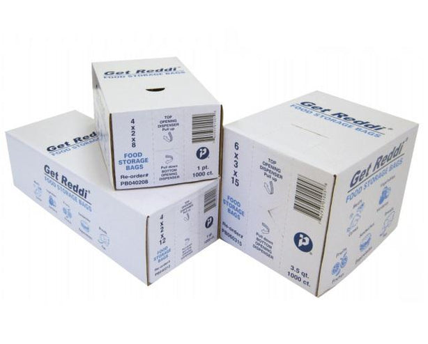 Inteplast Group Ltd Clear Food Service Bags PB080315LT - 1000.0 Each