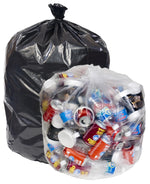 Inteplast Eco Strong Can VEC385812K Black Liner, 38" x 58", 1.2 Mil - MDL-PITVEC385812K - 100 Each