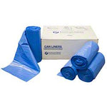 HDPE and Lldpe Laundry and Bags Soiled Linen Liner, 37" x 50", 1.2 Mil, Blue - VG5000XL - 150 Each
