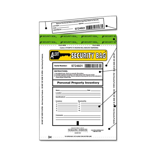 Packaging Horizons Packaging Horizons Alert Personal Property Security Bag - PKH912PP250