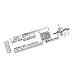ECG Ruler by Pocket Nurse - 02-43-211-CLR - 1 Each - MDL-PKI0243211CLR