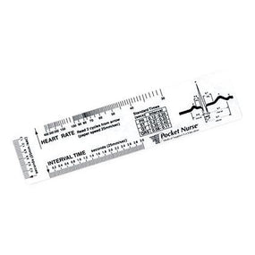 ECG Ruler by Pocket Nurse - 02-43-211-CLR - 1 Each - MDL-PKI0243211CLR