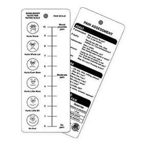 Pocketnurse Pain Scale Assessment Card 02-92-2500 1.0 Each-MDL-PKI02922500