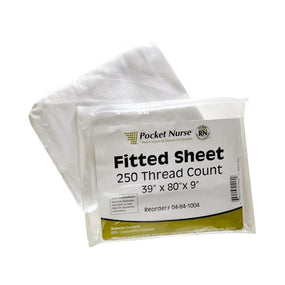 Pocketnurse Pocket Nurse Fitted Bed Sheets 05-84-1004 1.0 Each-MDL-PKI05841004