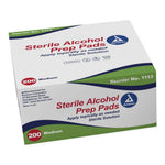 DYNAREX Alcohol Prep Pads, Sterile, Size M - 1113 - 10 Each