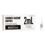 POCKETNURSE Demo Dose Clear Ampule 06-93-2011 10 Each - MDL-PKI06932011