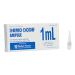 POCKETNURSE Demo Dose Clear Ampule 06-93-2012 10 Each - MDL-PKI06932012