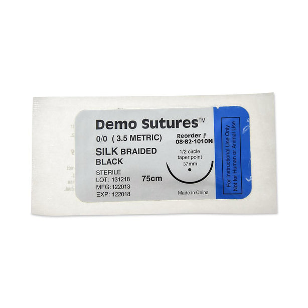 Pocketnurse Demo Sutures with Circle Curved Cutting Needle 08-82-1010 - 12.0 Each - MDL-PKI08821010