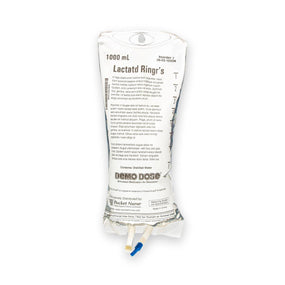 Pocketnurse Demo Dose Lactated Ringers IV Fluid 06-93-1030-1000ML 1.0 Each-MDL-PKI10301000ML