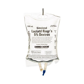 Pocketnurse Demo Dose Lactated Ringer's and 5% Dextrose IV Fluids 06-93-1040-500ML - 1.0 Each