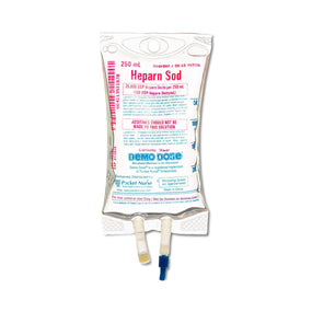 Pocketnurse Demo Dose Heparin in Sodium Premix 06-93-1070-250ML - 1.0 Each