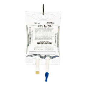 POCKETNURSE Demo Dose 0.9% Sodim Chlorid IV Fluids 06-93-1020-100ML 1 Each - MDL-PKI31020100ML