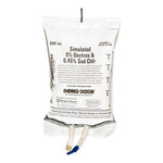 Pocketnurse Demo Dose 5% Dextrose and 0.45% NaCl IV Fluid 06-93-1050-500ML 1.0 Each-MDL-PKI31050500ML