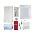 Pocketnurse Nonsterile Dressing Change Tray with ABD Pad 05-51-759 - 1.0 Each