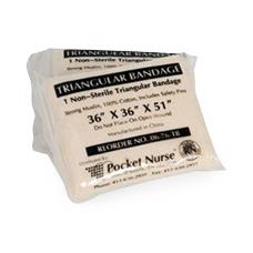 Pocketnurse Nonsterile Triangular Bandages 05-68-202 - 1.0 Each