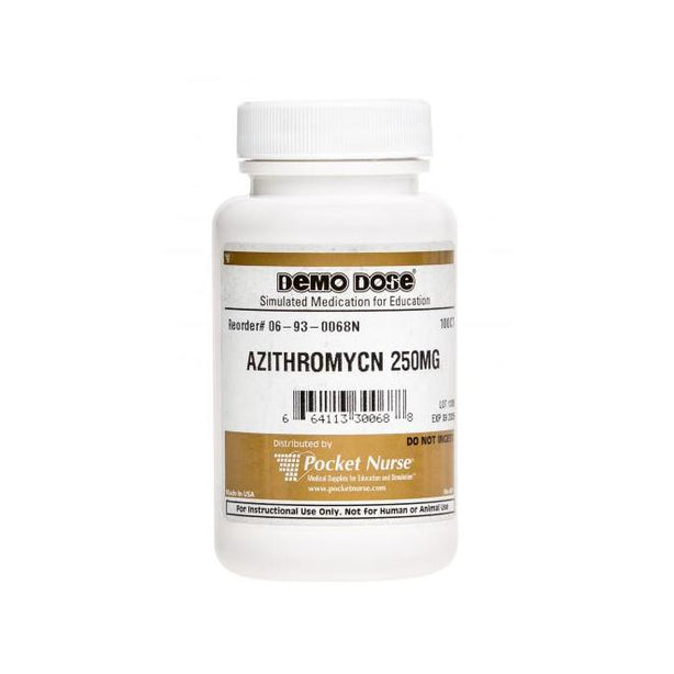 Pocketnurse Demo Dose Azithromycin 06-93-0068 1.0 Each-MDL-PKI6930068