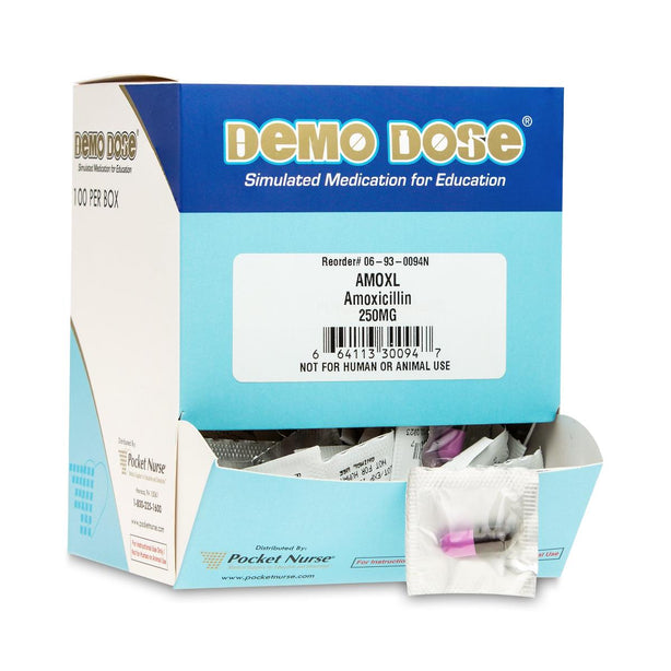 Pocketnurse Demo Dose Amoxicilln (Amoxl) 06-93-0094 1.0 Each-MDL-PKI6930094