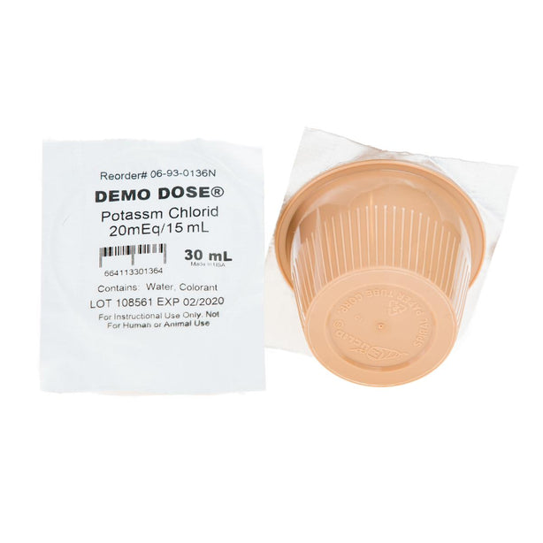 Pocketnurse Demo Dose Potassim Chlorid 06-93-0136 - 1.0 Each - MDL-PKI6930136